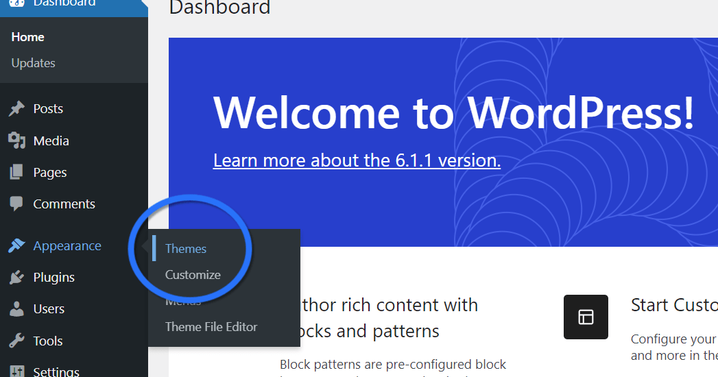 Install a new WordPress Theme