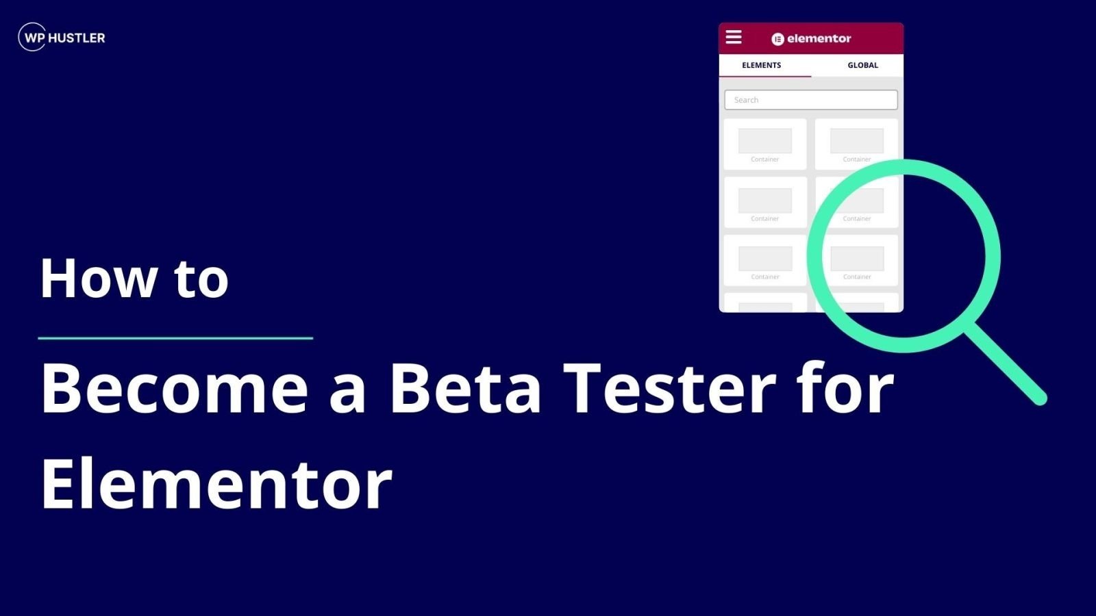 How to Become a Beta Tester for Elementor